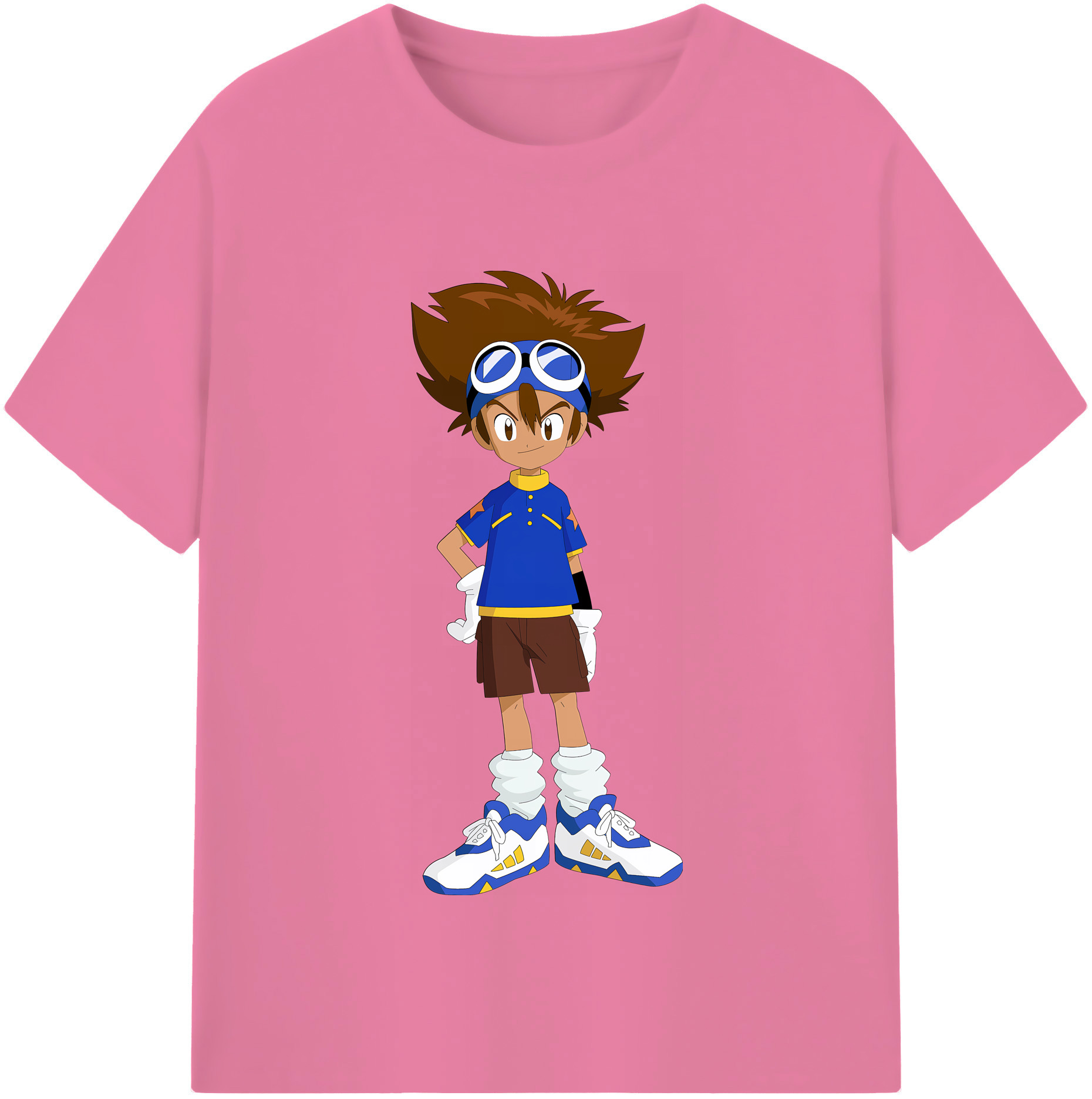 （画像用） Digimon デジタルモンスター/デジモン 綿100％半袖Tシャツ（フロントプリント）